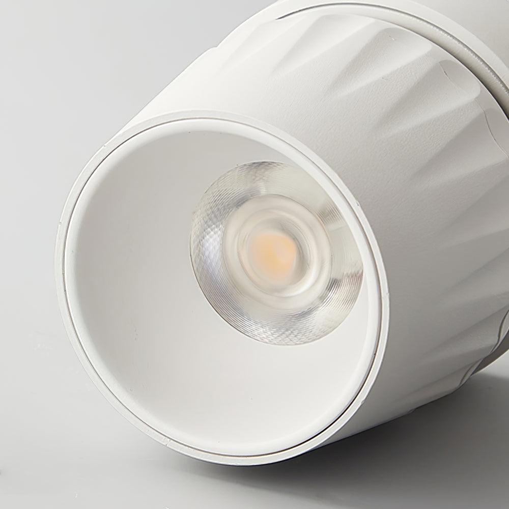 Solara Projecteur aluminium nervuré rotatif minimaliste - Neutralighting