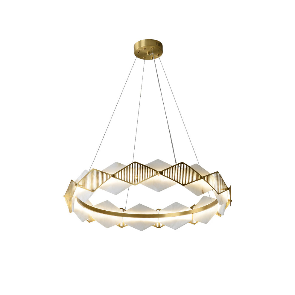 Lustrare Lustre Alabastre LED Minimaliste Moderne Rote - Neutralighting