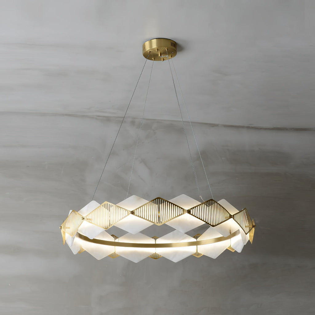 Lustrare Lustre Alabastre LED Minimaliste Moderne Rote - Neutralighting