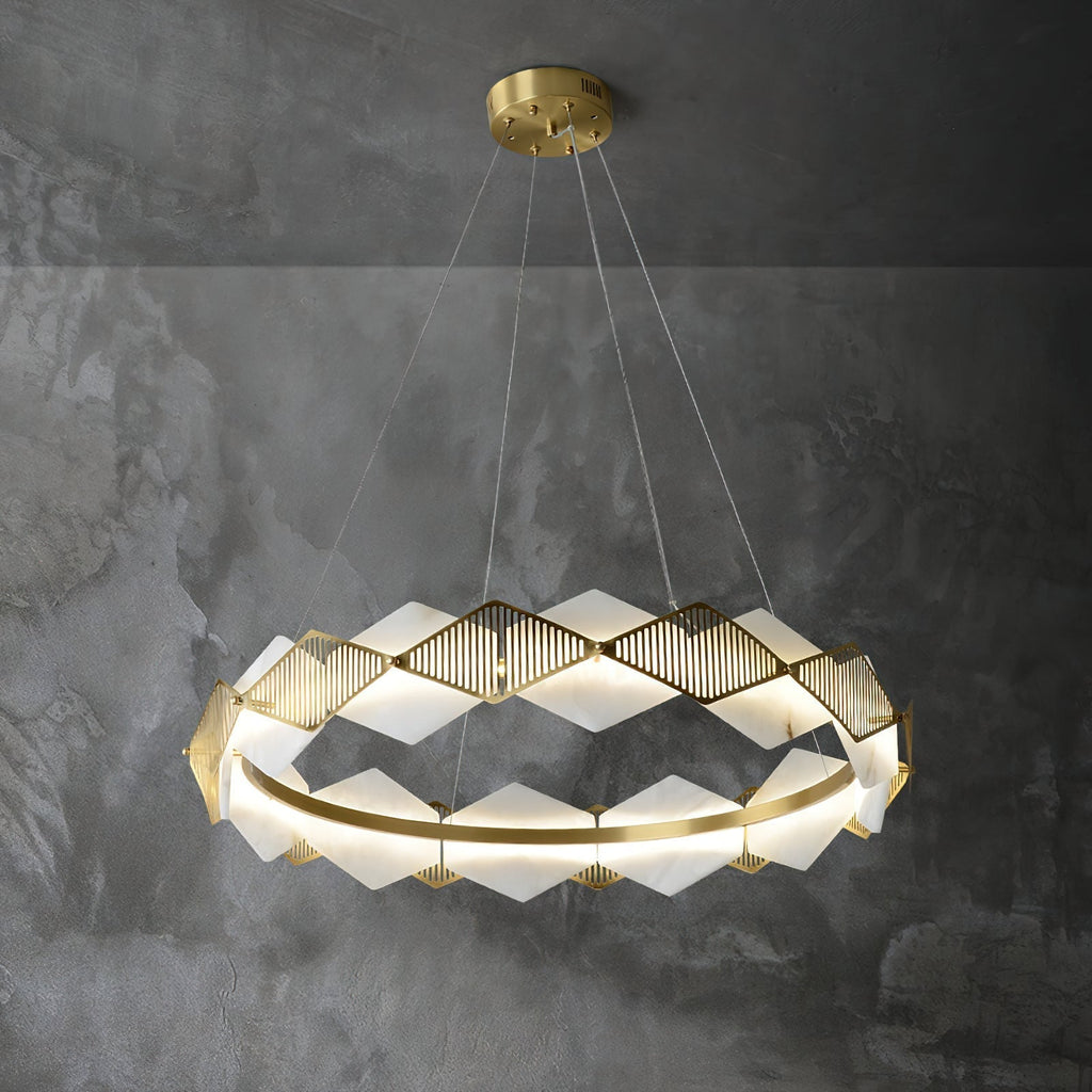 Lustrare Lustre Alabastre LED Minimaliste Moderne Rote - Neutralighting