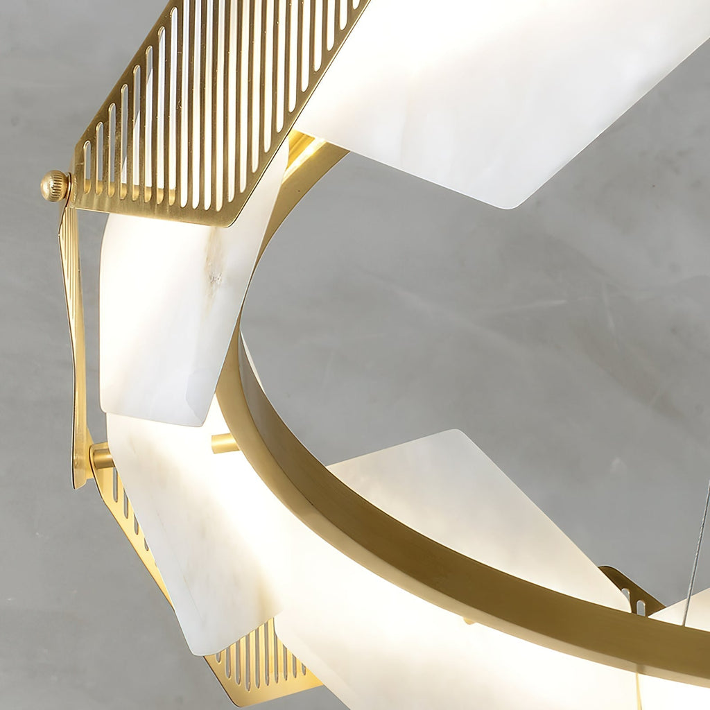 Lustrare Lustre Alabastre LED Minimaliste Moderne Rote - Neutralighting