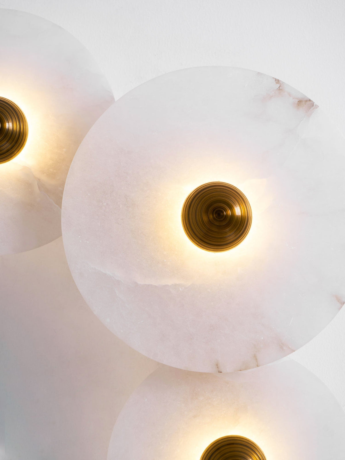 Selene Plafonnier Minimaliste en Albâtre - Neutralighting