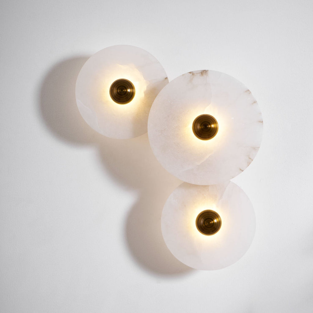 Selene Plafonnier Minimaliste en Albâtre - Neutralighting