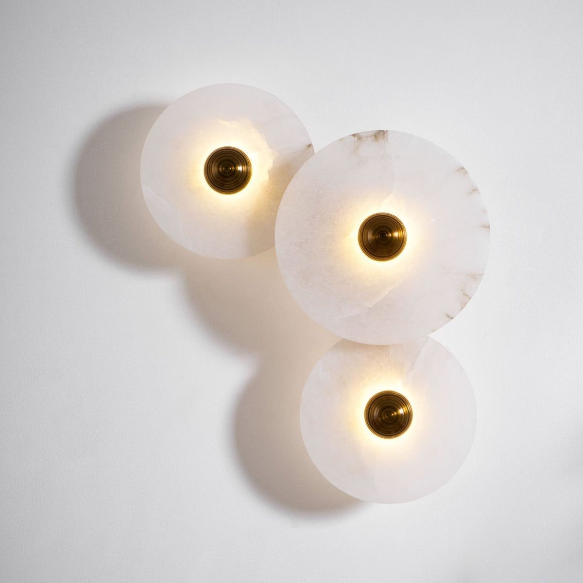 Selene Plafonnier Minimaliste en Albâtre - Neutralighting