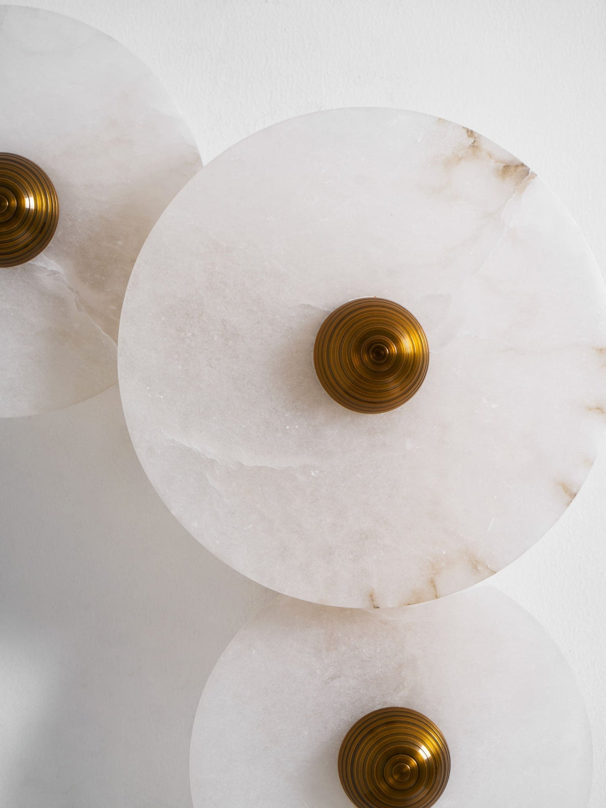 Selene Plafonnier Minimaliste en Albâtre - Neutralighting