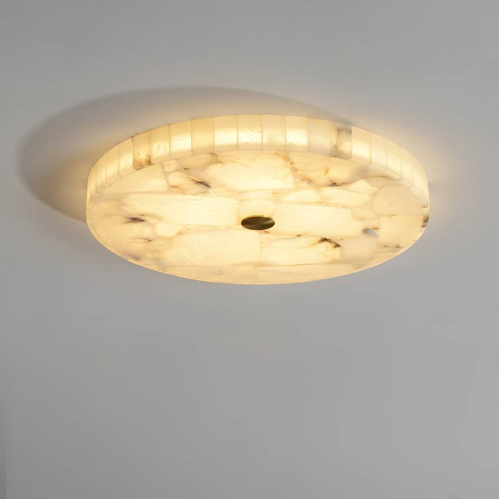 Vosilis Lampe de Plafond Ronde en Albâtre Moderne Minimaliste - Neutralighting