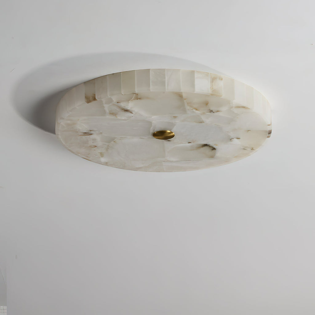 Vosilis Lampe de Plafond Ronde en Albâtre Moderne Minimaliste - Neutralighting