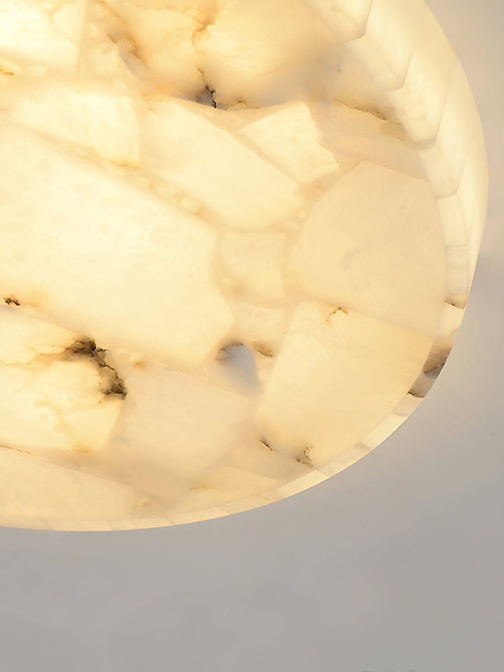 Vosilis Lampe de Plafond Ronde en Albâtre Moderne Minimaliste - Neutralighting