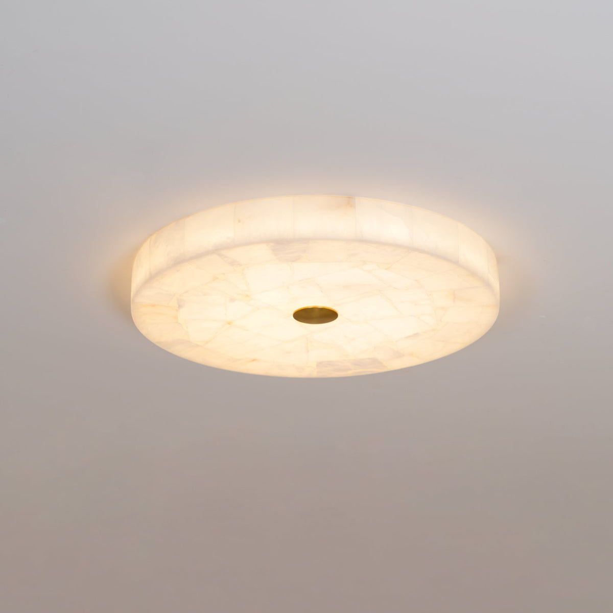 Vosilis Lampe de Plafond Ronde en Albâtre Moderne Minimaliste - Neutralighting