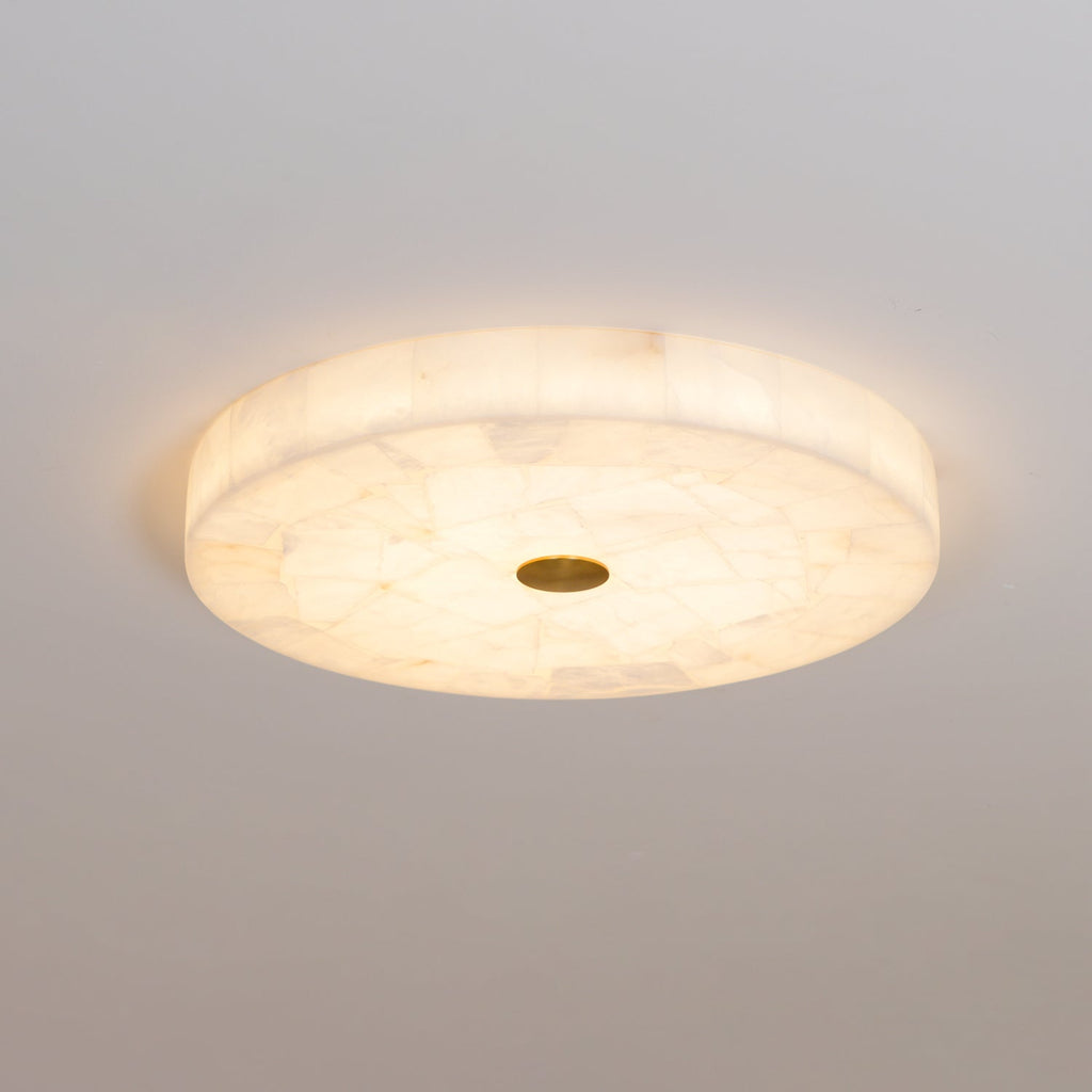 Vosilis Lampe de Plafond Ronde en Albâtre Moderne Minimaliste - Neutralighting