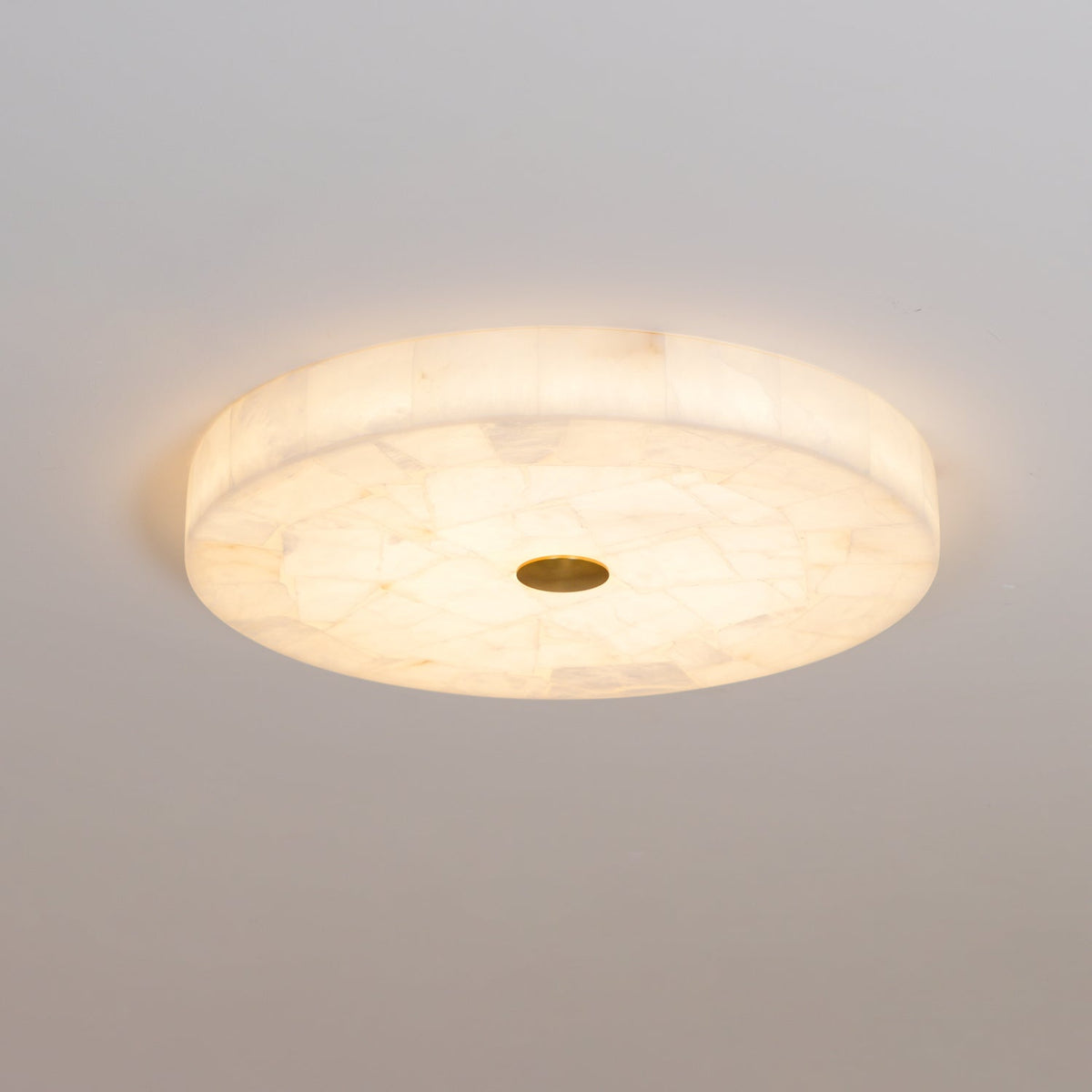 Vosilis Lampe de Plafond Ronde en Albâtre Moderne Minimaliste - Neutralighting