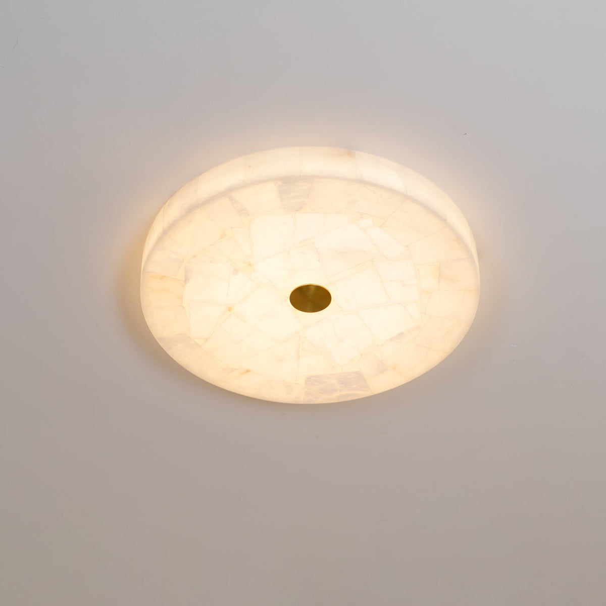 Vosilis Lampe de Plafond Ronde en Albâtre Moderne Minimaliste - Neutralighting