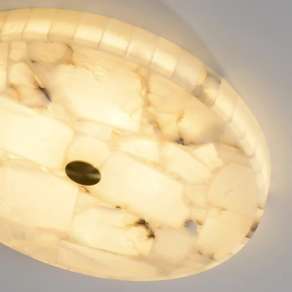 Delya Plafonnier Albâtre LED Rond - Neutralighting