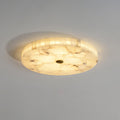 Ciphayra Lumière Plafonnière Ronde Minimaliste en Albâtre - Neutralighting