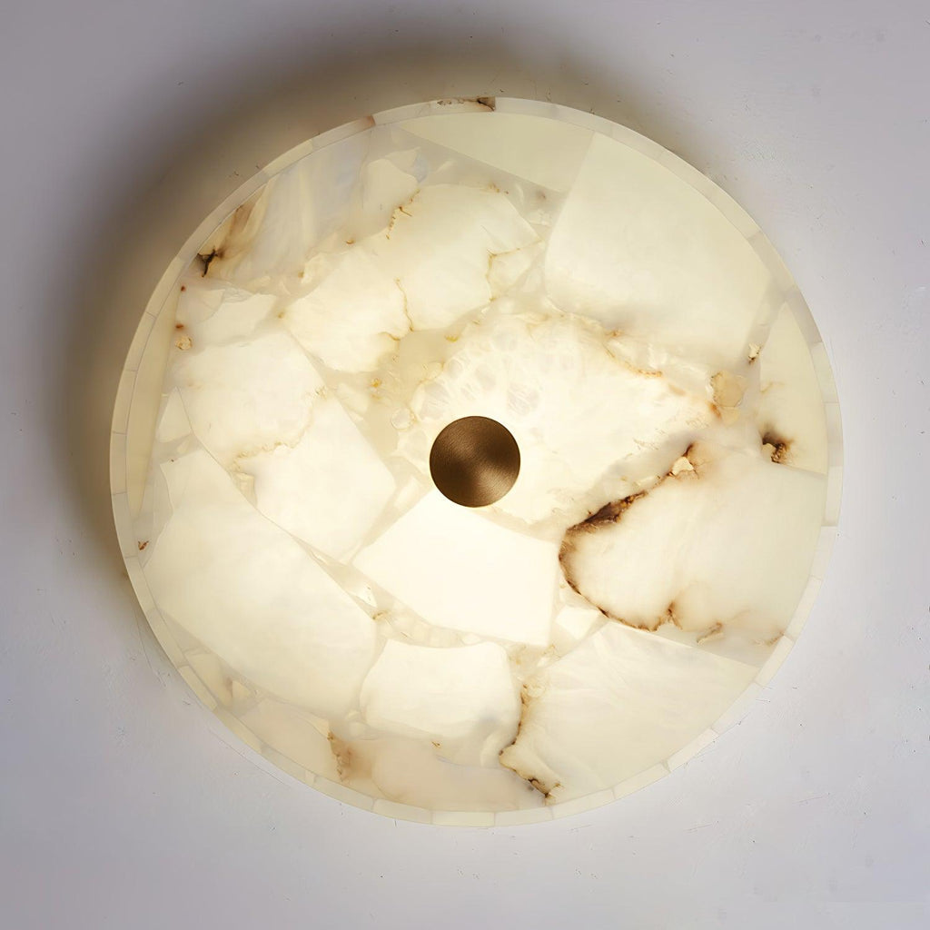 Delya Plafonnier Albâtre LED Rond - Neutralighting