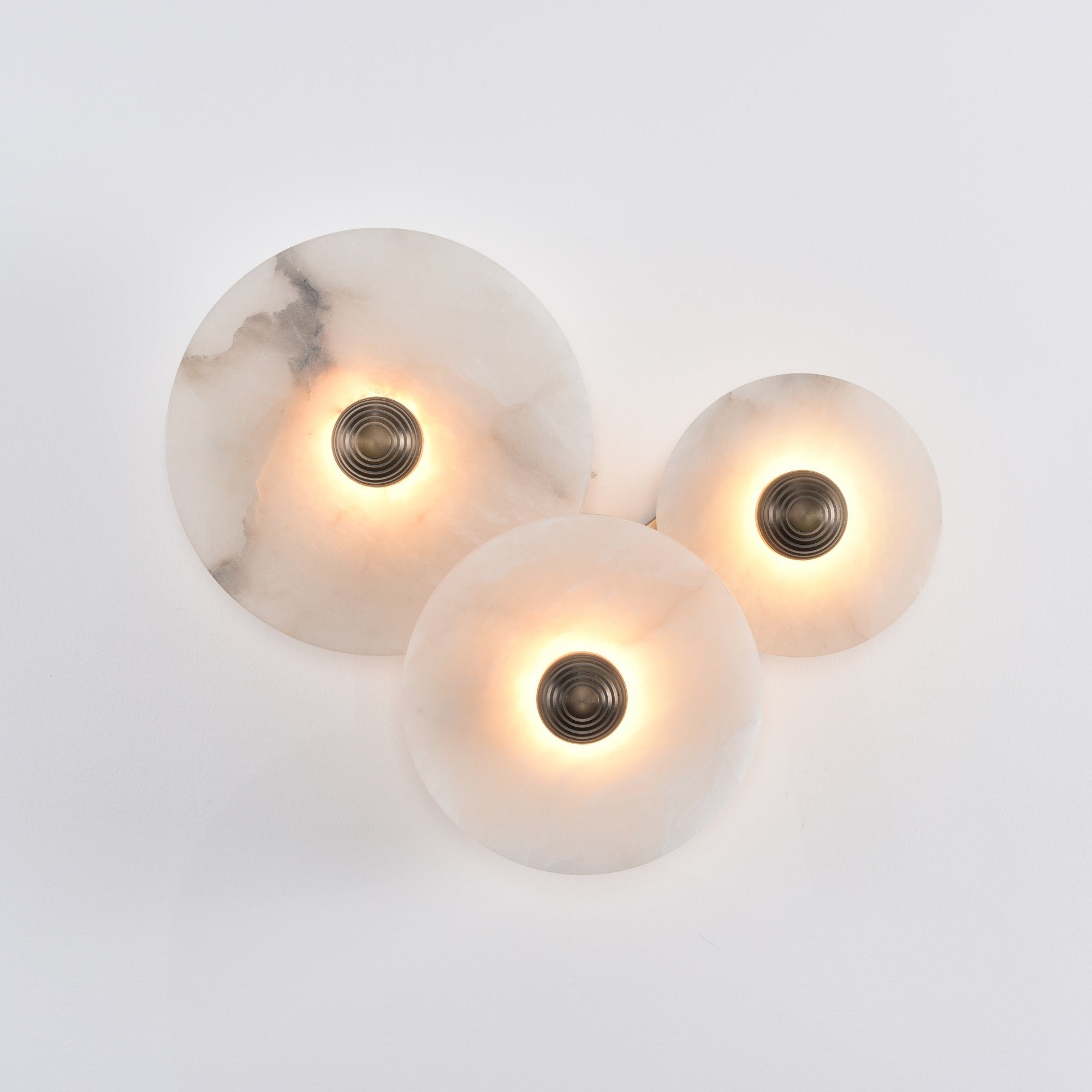 Selene Plafonnier Minimaliste en Albâtre - Neutralighting