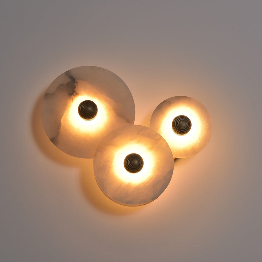 Selene Plafonnier Minimaliste en Albâtre - Neutralighting