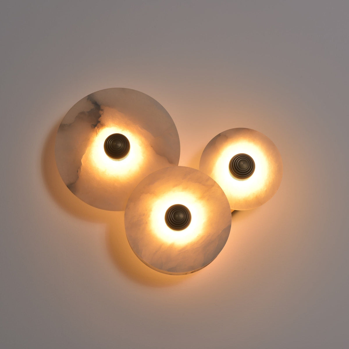 Selene Plafonnier Minimaliste en Albâtre - Neutralighting