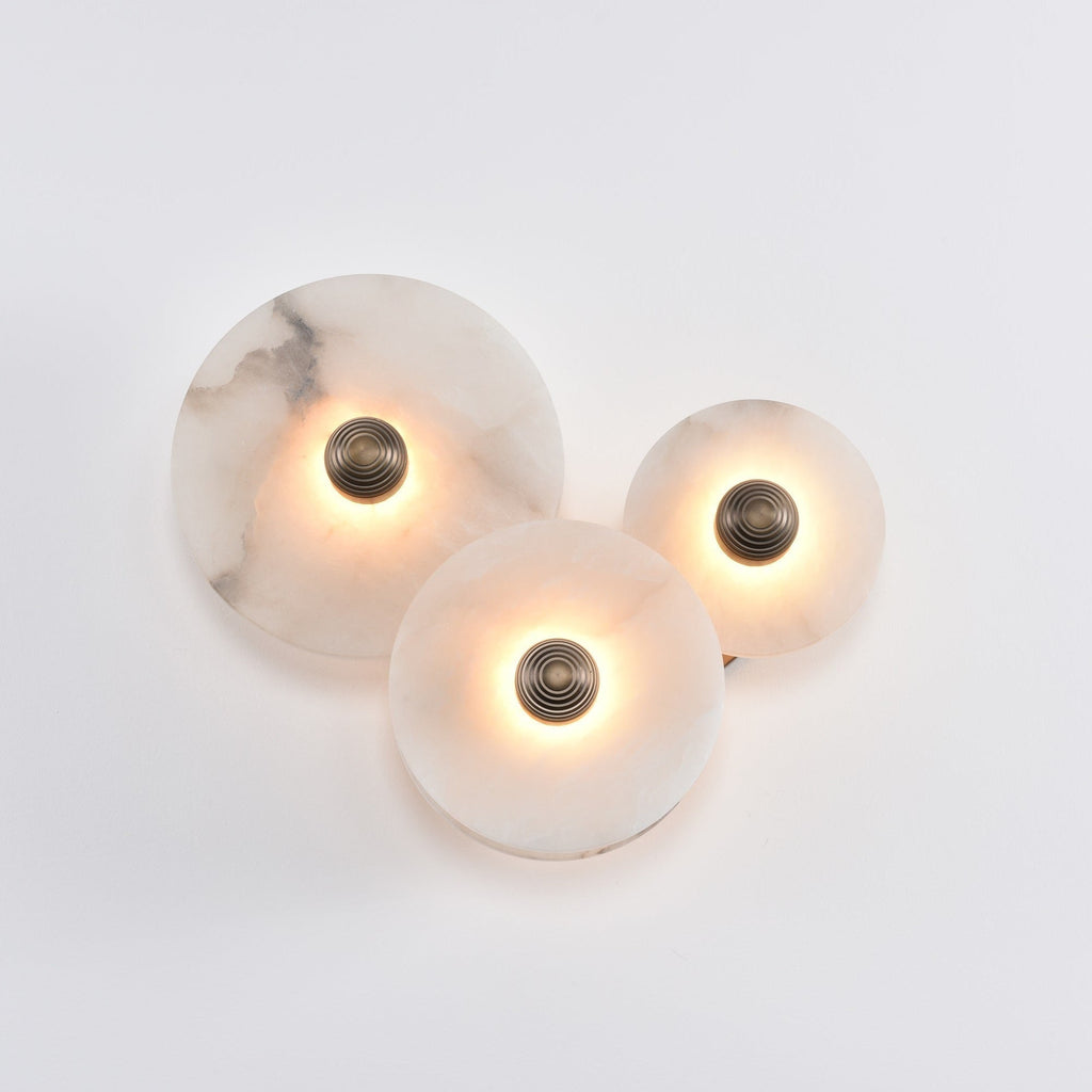 Selene Plafonnier Minimaliste en Albâtre - Neutralighting