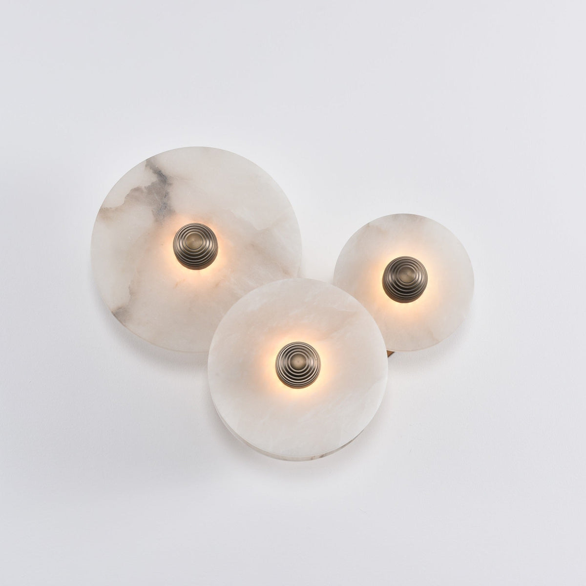 Selene Plafonnier Minimaliste en Albâtre - Neutralighting