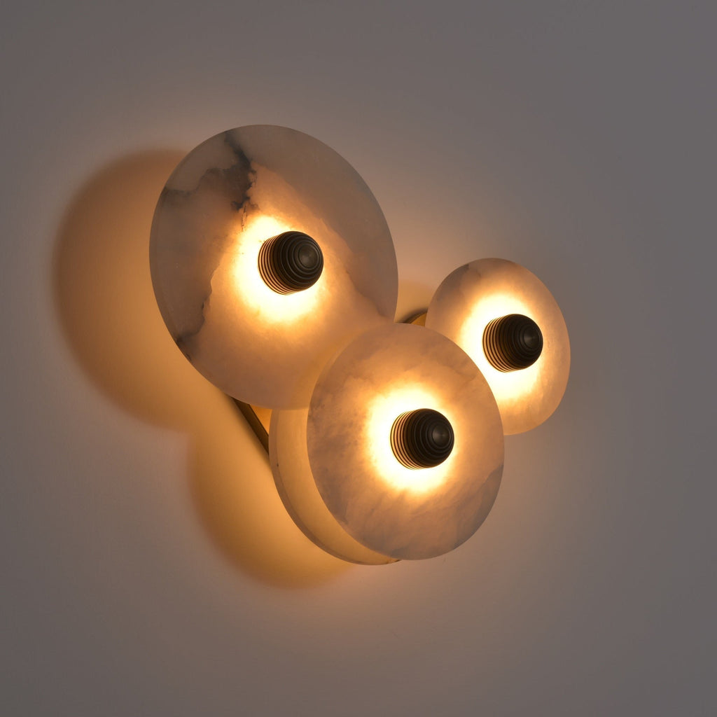 Selene Plafonnier Minimaliste en Albâtre - Neutralighting