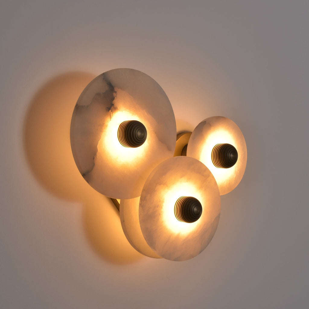 Selene Plafonnier Minimaliste en Albâtre - Neutralighting
