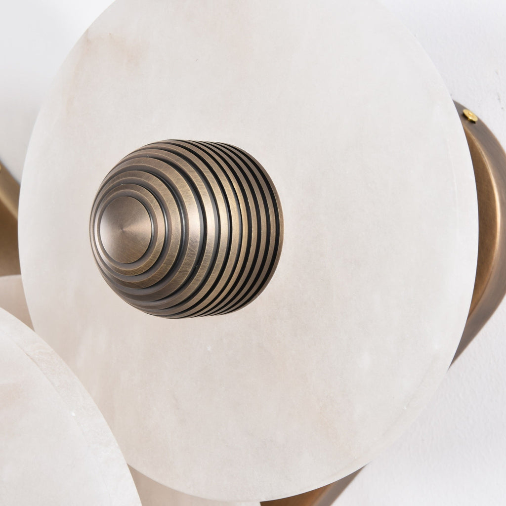 Selene Plafonnier Minimaliste en Albâtre - Neutralighting