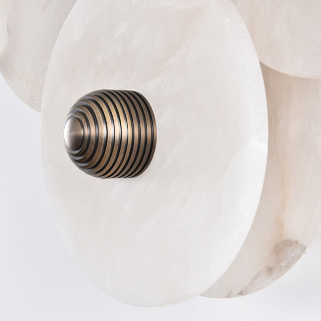 Selene Plafonnier Minimaliste en Albâtre - Neutralighting