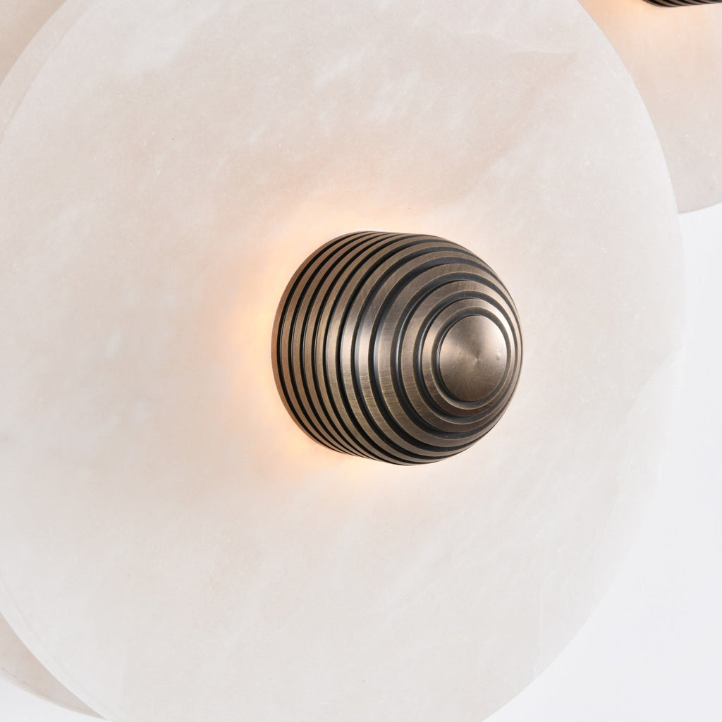 Selene Plafonnier Minimaliste en Albâtre - Neutralighting