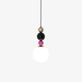 Eshaisra Nordic Art Rond Billes Empilage Verre Pendentif Lampe - Neutralighting
