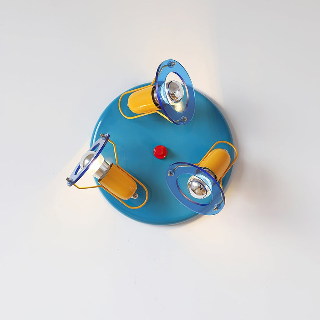 Batya Plafonnier Verre Circulaire Coloré - Neutralighting
