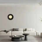 Godfrey Applique Murale Ronde Art Minimaliste en Laiton et Verre - Neutralighting