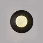 Godfrey Applique Murale Ronde Art Minimaliste en Laiton et Verre - Neutralighting
