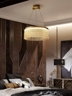 Lustra Chandelier Halo Rond en Cristal - Neutralighting