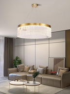 Lustra Chandelier Halo Rond en Cristal - Neutralighting