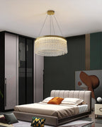 Lustra Chandelier Halo Rond en Cristal - Neutralighting
