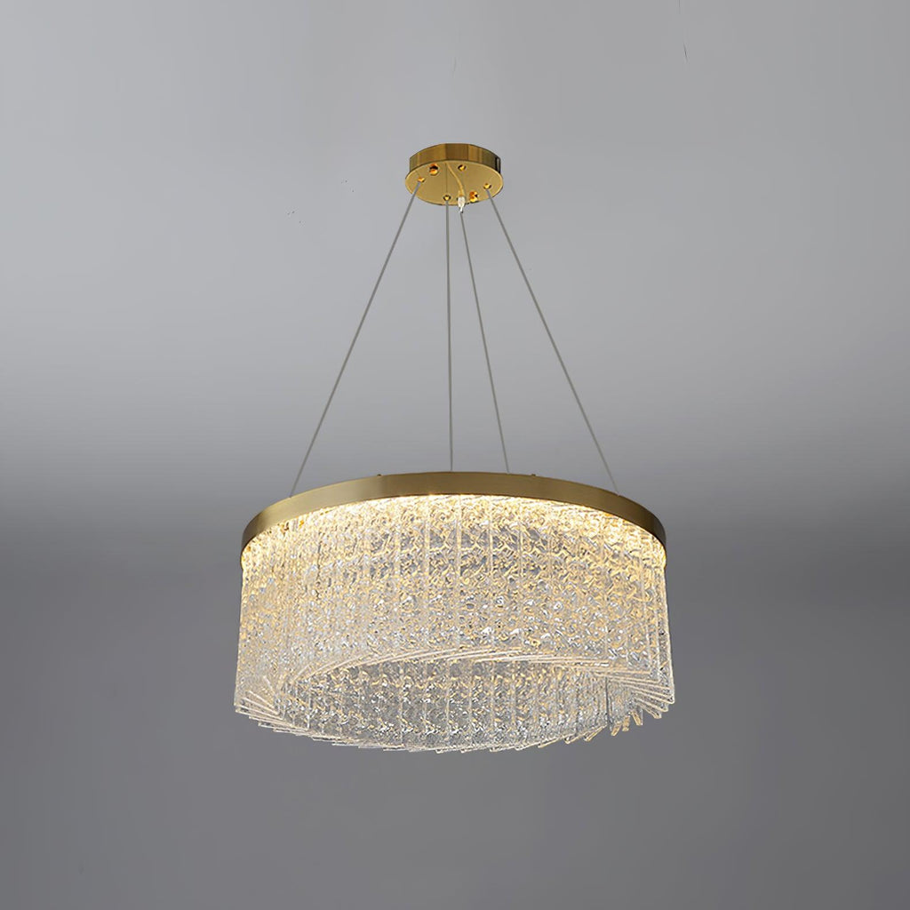 Lustra Chandelier Halo Rond en Cristal - Neutralighting