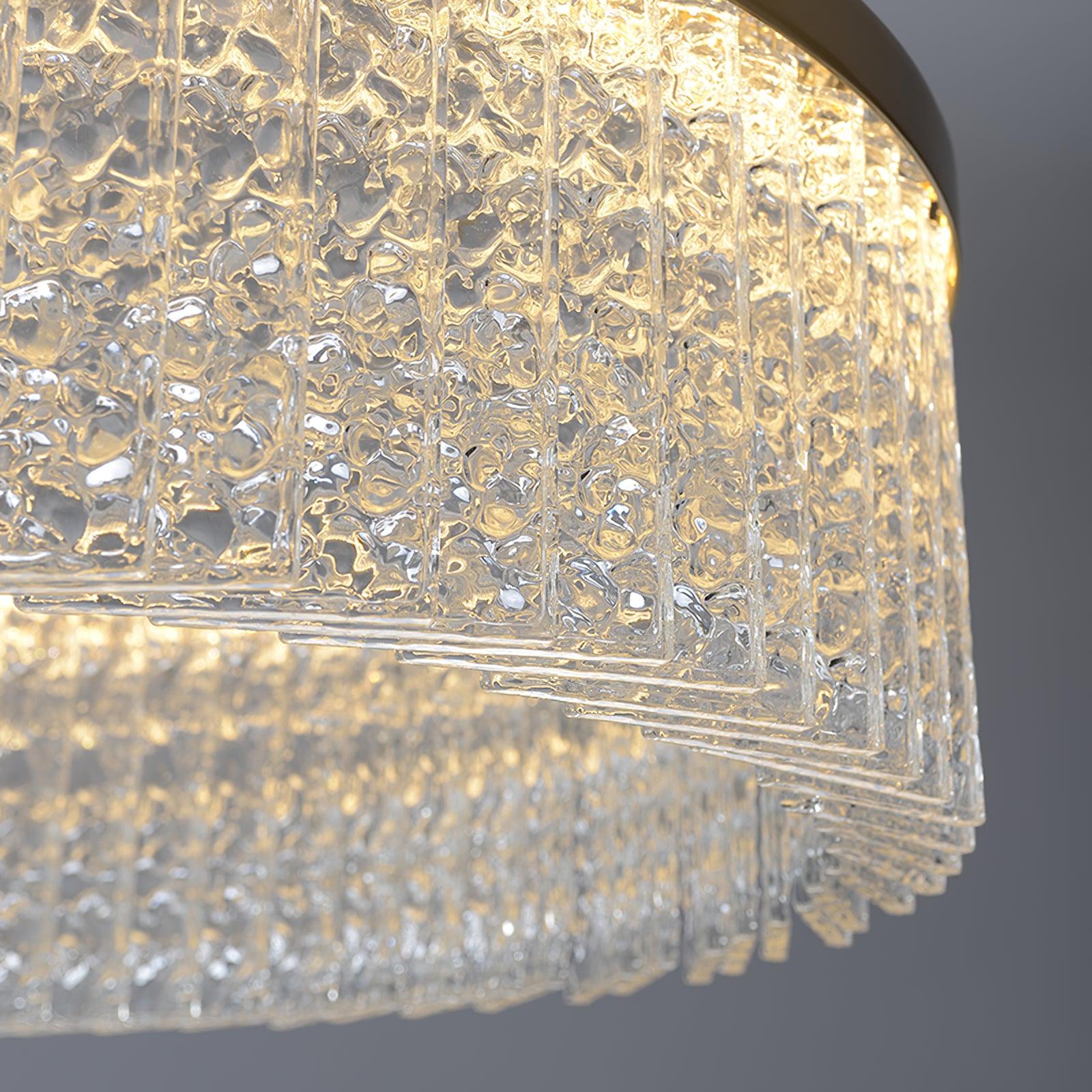 Lustra Chandelier Halo Rond en Cristal - Neutralighting