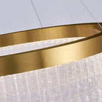 Lustra Chandelier Halo Rond en Cristal - Neutralighting