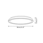 Halo Plafonnier Rond Minimaliste en Travertin - Neutralighting