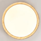 Halo Plafonnier Rond Minimaliste en Travertin - Neutralighting