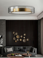 Erliris Plafonnier Rond Métal Moderne - Neutralighting