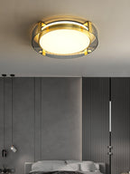 Erliris Plafonnier Rond Métal Moderne - Neutralighting