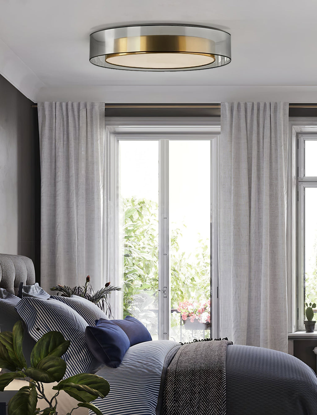 Erliris Plafonnier Rond Métal Moderne - Neutralighting