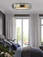 Erliris Plafonnier Rond Métal Moderne - Neutralighting