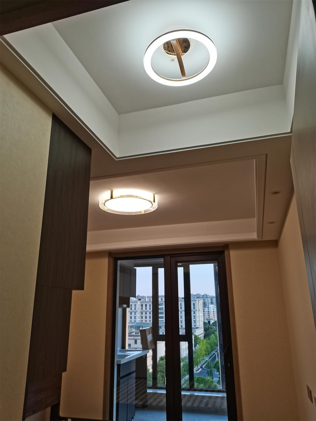 Erliris Plafonnier Rond Métal Moderne - Neutralighting