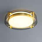 Erliris Plafonnier Rond Métal Moderne - Neutralighting