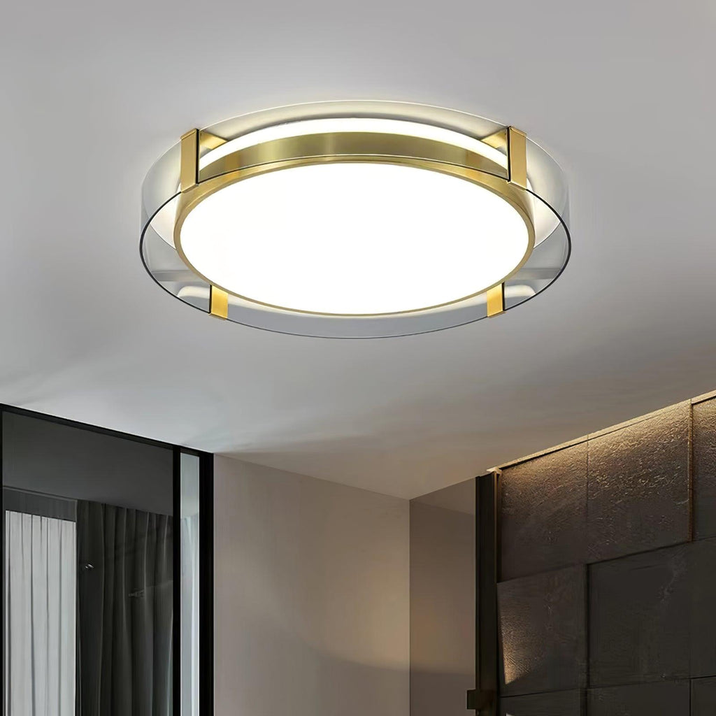 Erliris Plafonnier Rond Métal Moderne - Neutralighting