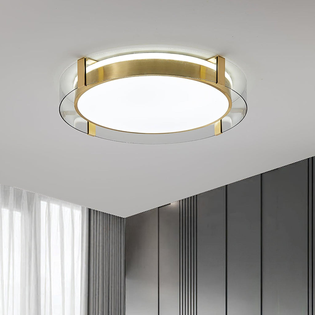 Erliris Plafonnier Rond Métal Moderne - Neutralighting