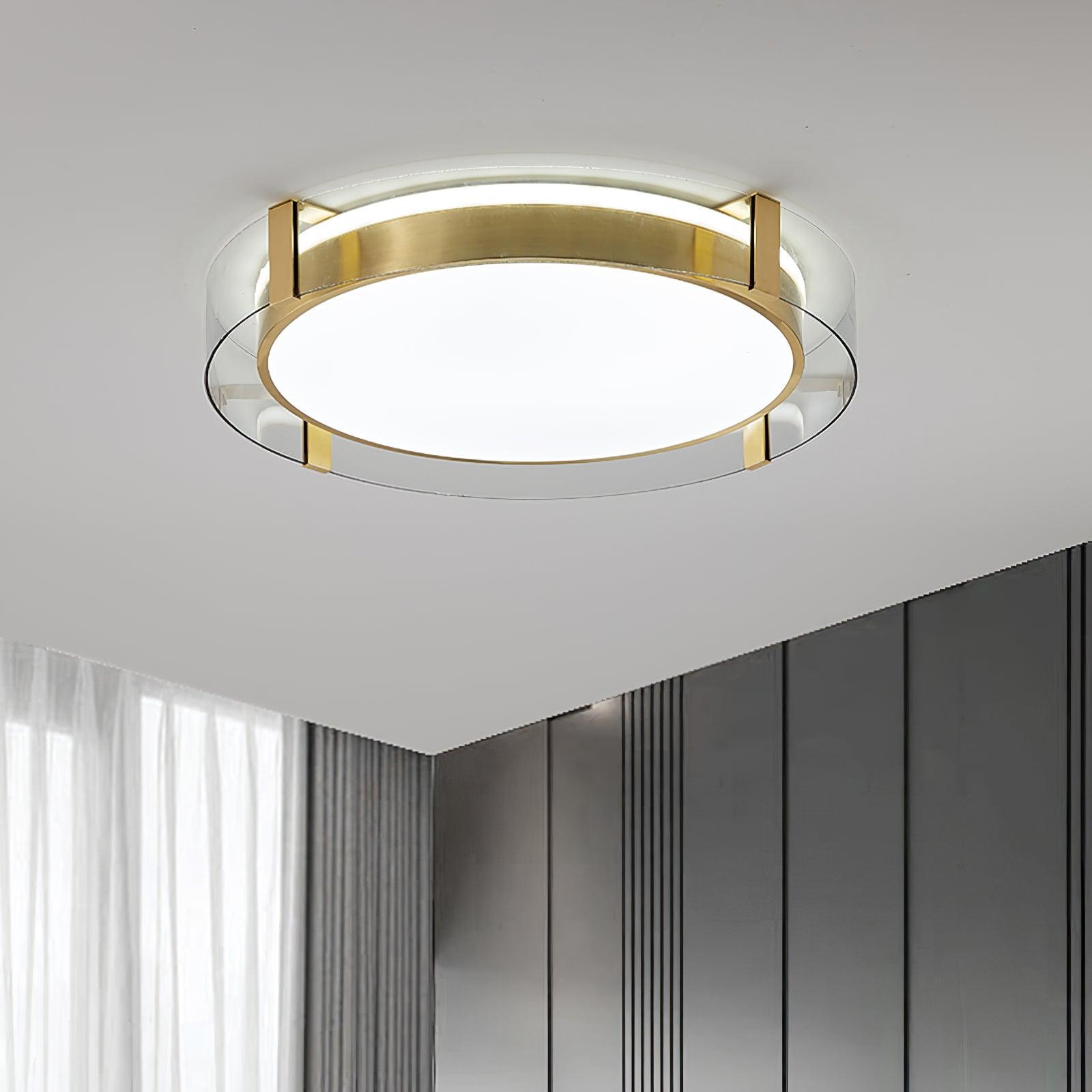 Erliris Plafonnier Rond Métal Moderne - Neutralighting